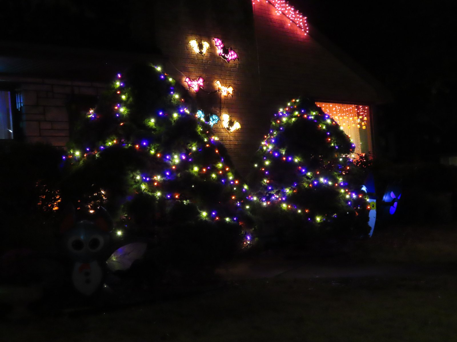 Decorated house.