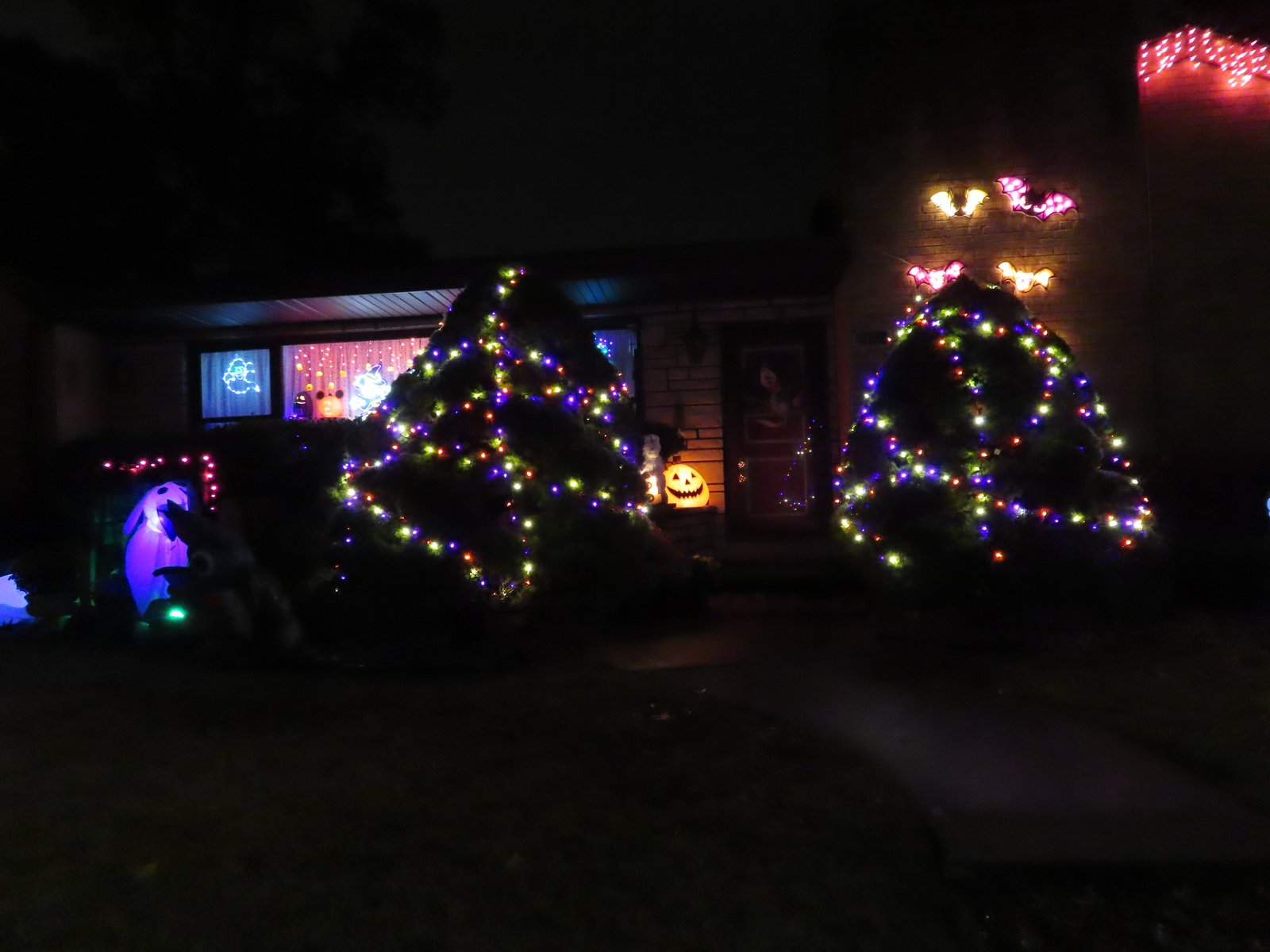 Decorated house.