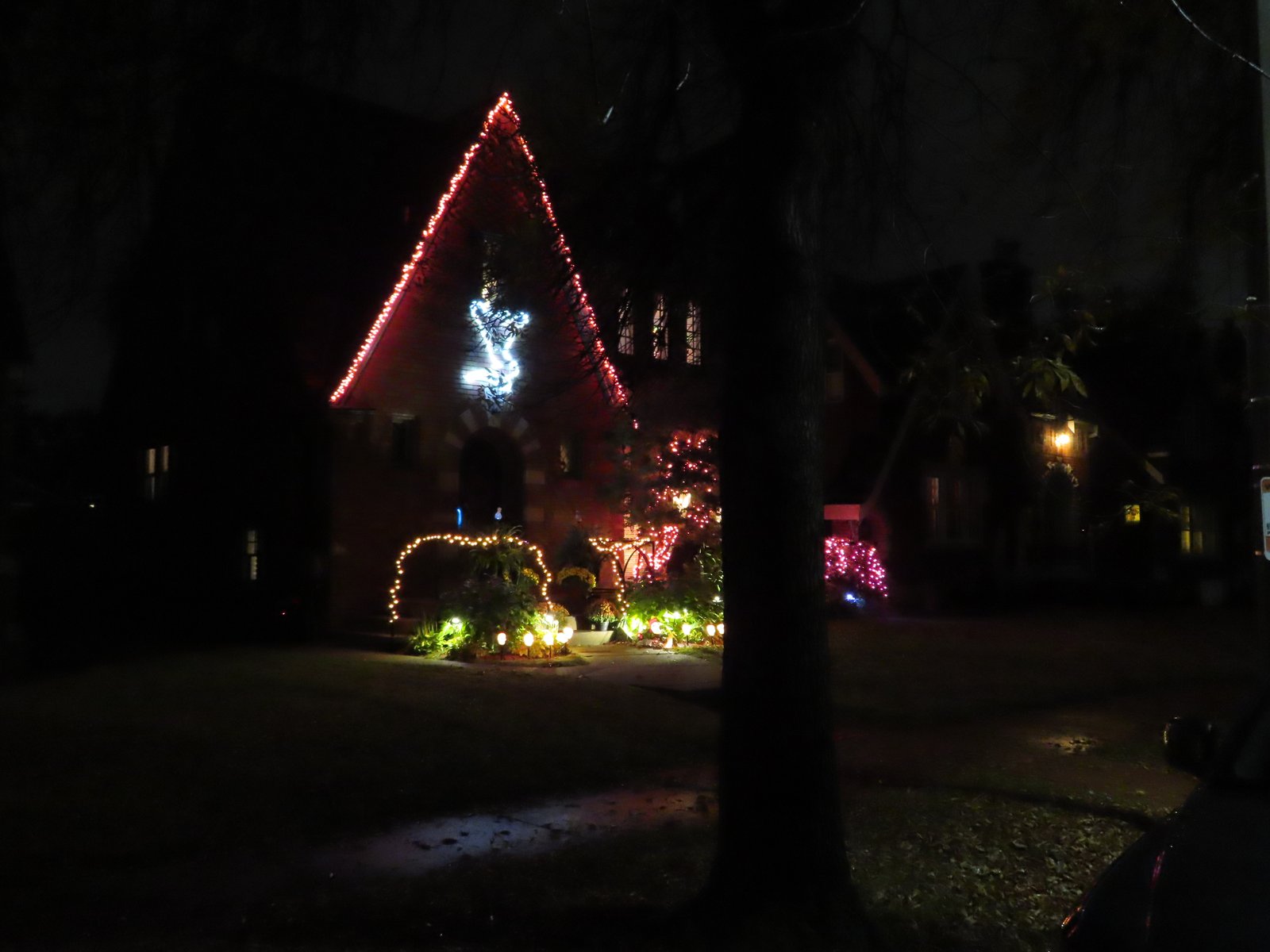 Decorated house.