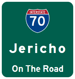 Jericho On The Road Highway Sign